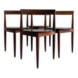 Set of 4 vintage Hans Olsen chairs for Frem Røjle Denmark