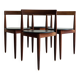Set of 4 vintage Hans Olsen chairs for Frem Røjle Denmark