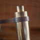Vintage bronze wall lamp