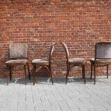 4 Thonet chairs, model Prague n° 811, first half of the twentieth century