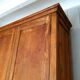 Parisian wardrobe in raw wood