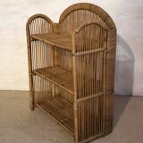 Rattan shelf