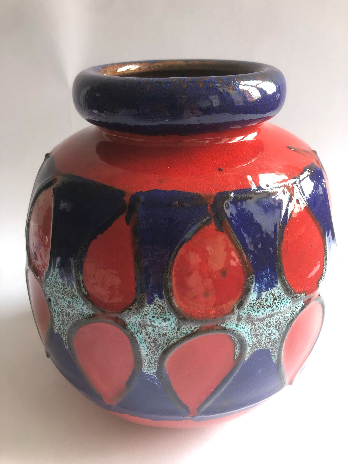 Vase en céramique allemand 1970