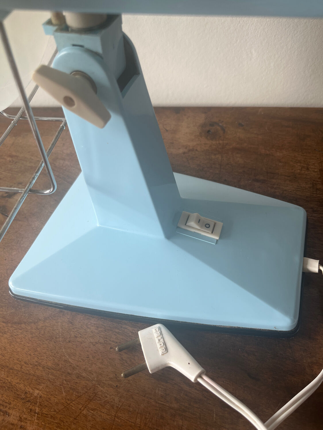 Vintage sky blue Calor fan