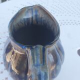 Enamelled stoneware pitcher