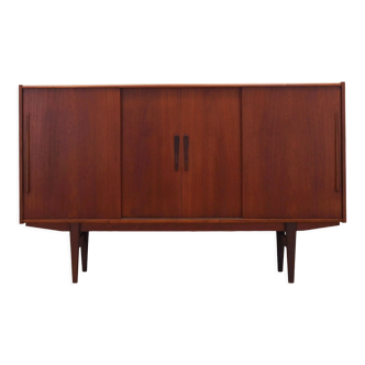 Teak highboard, Danish design, 1960s, production: Denmark