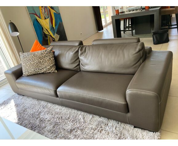 Taupe Leather Sofas Selency Taupe Leather Sofas Selency, Taupe Leather Sofa