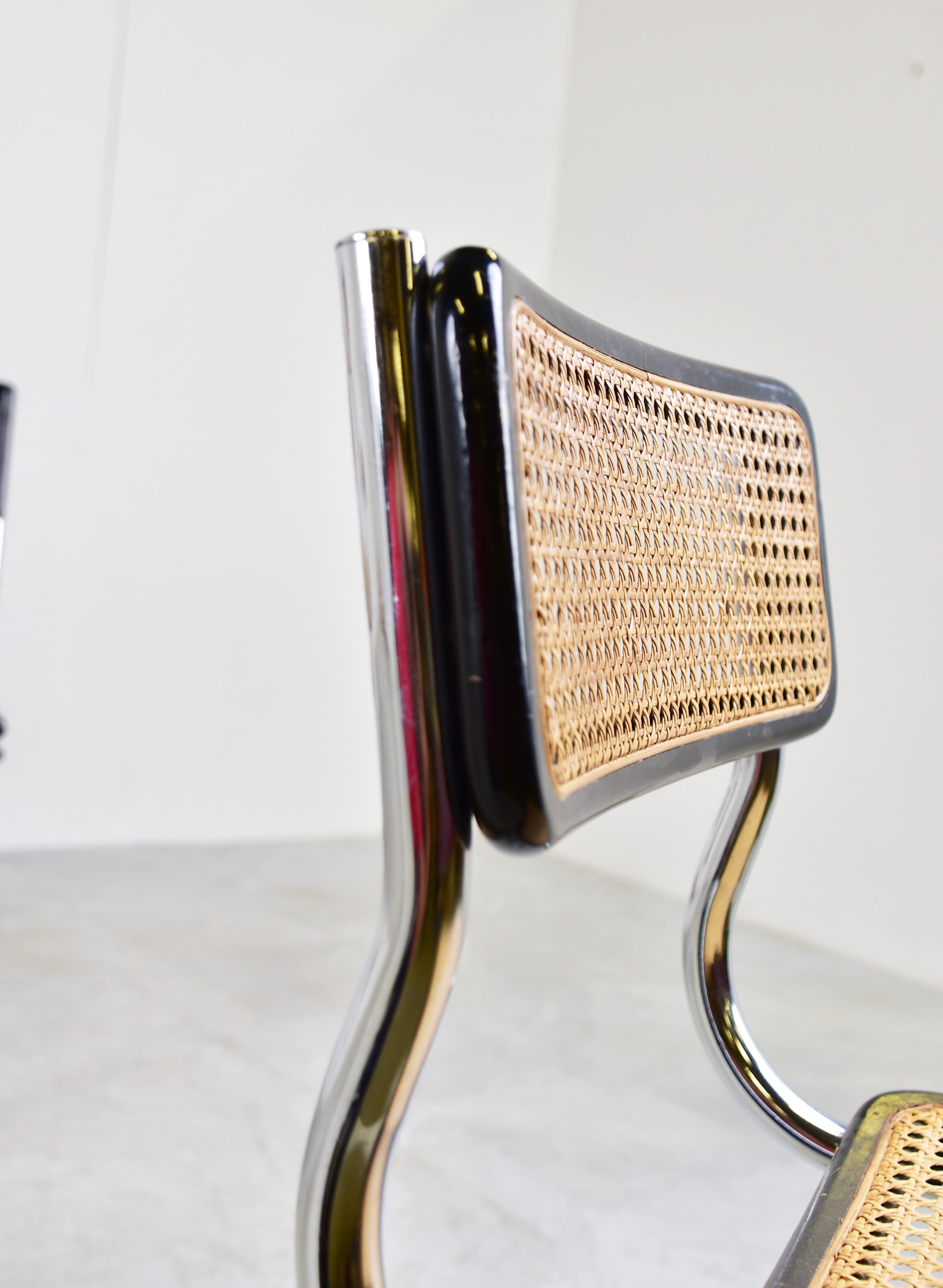 Vintage bauhaus style dining chairs, 1960s