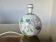 Ceramic ball lamp, with floral decoration, 70s, signed