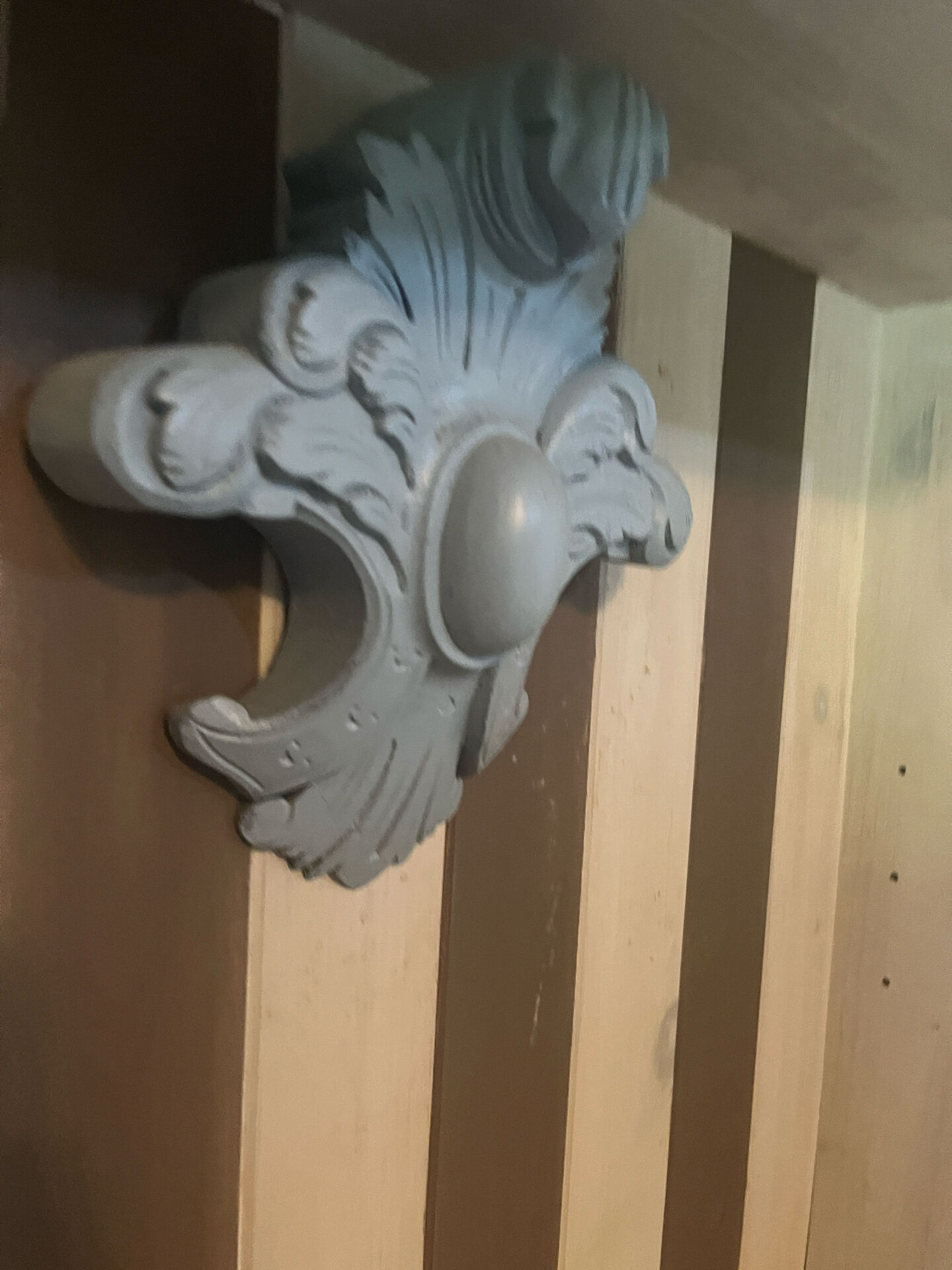 Old wooden fronton