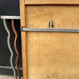 Chrome Art Deco mirror