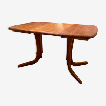 Extendable teak table Gudme Mobelfabrik 1960