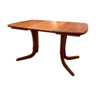 Extendable teak table Gudme Mobelfabrik 1960