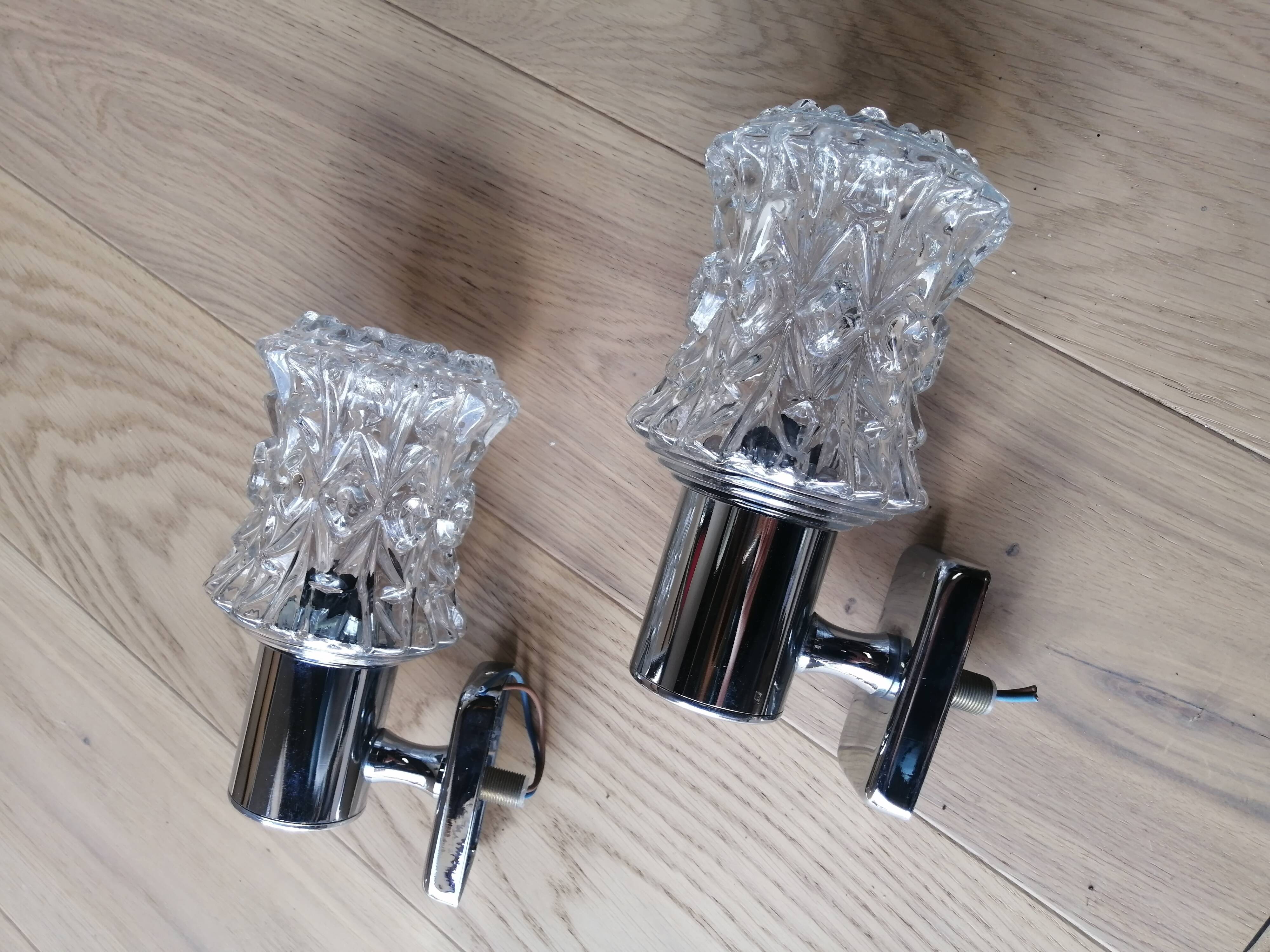 Paire d'appliques Targetti vintage Italie