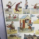 Vintage board "Les bains de mer"