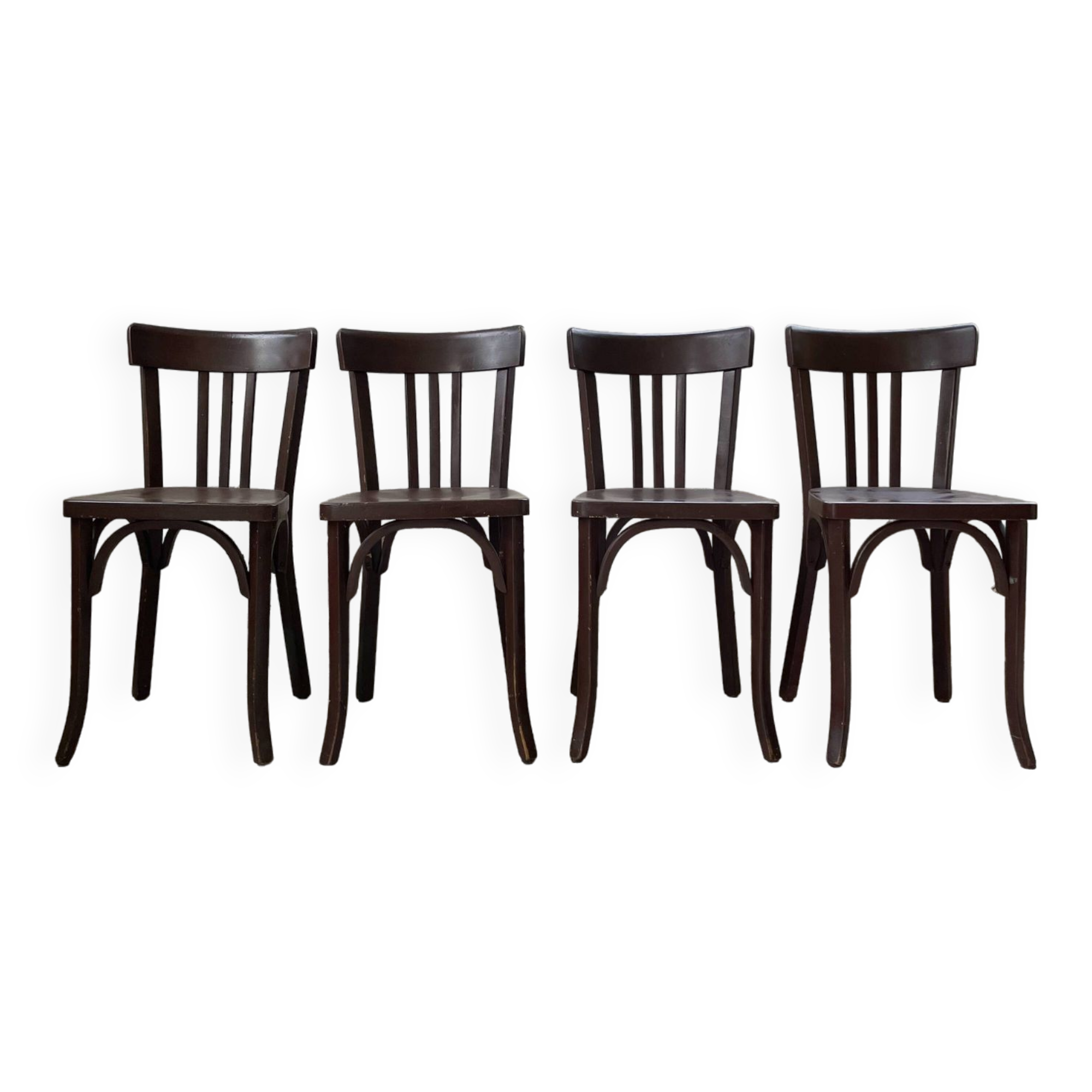 Set of 4 Baumann bistro chairs
