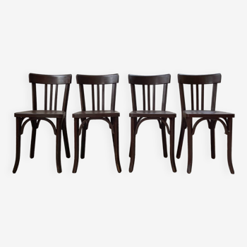 Set of 4 Baumann bistro chairs