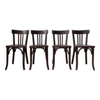Set 4 chaises bistrot Baumann