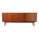 Scandinavian sideboard with tile-style drawers from the 1950s
