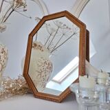 Vintage octagon mirror