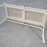 Wrought iron bench