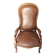 Leather armchair signed