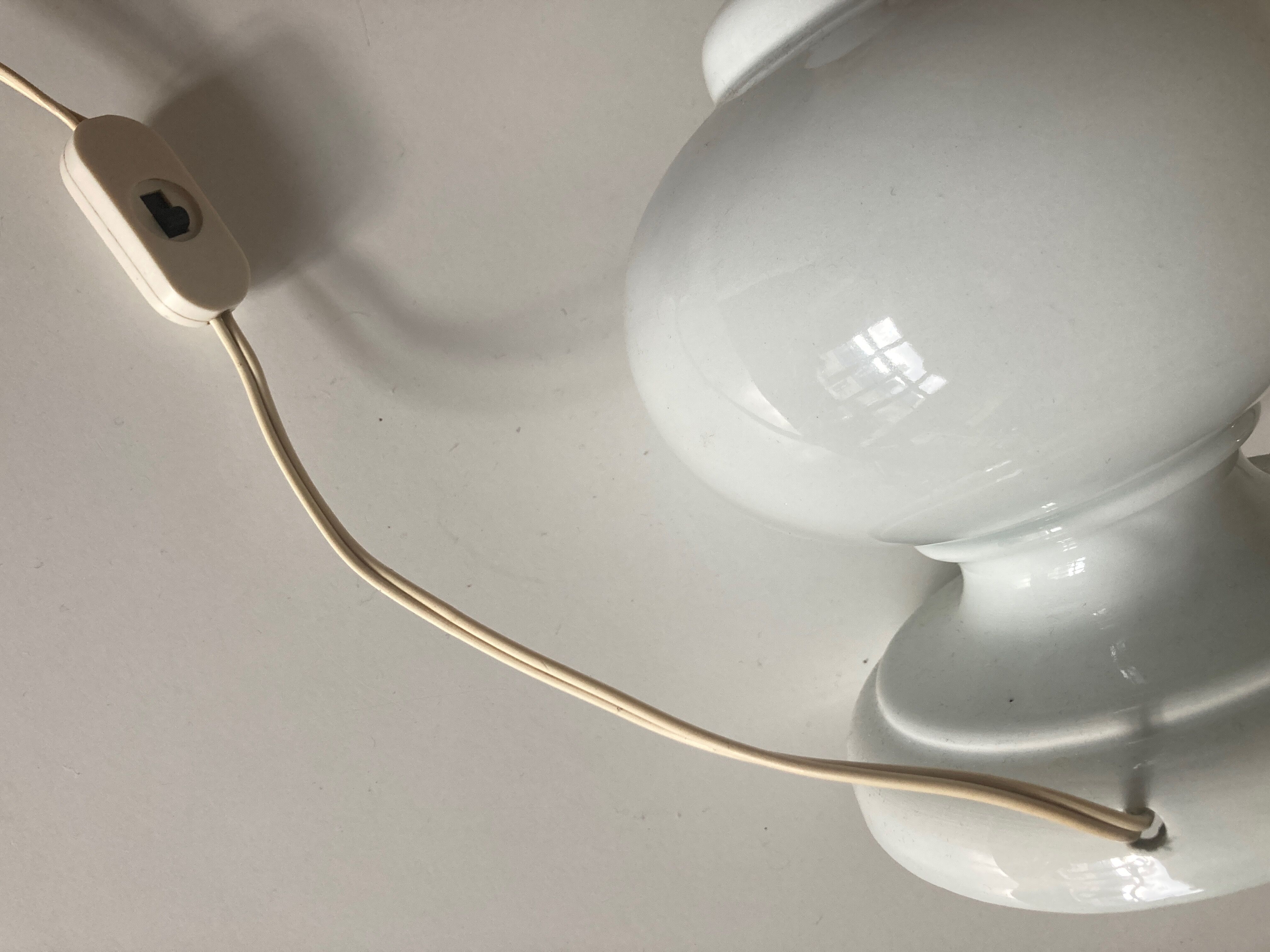 Baluster lamp ceramic italian design 1960