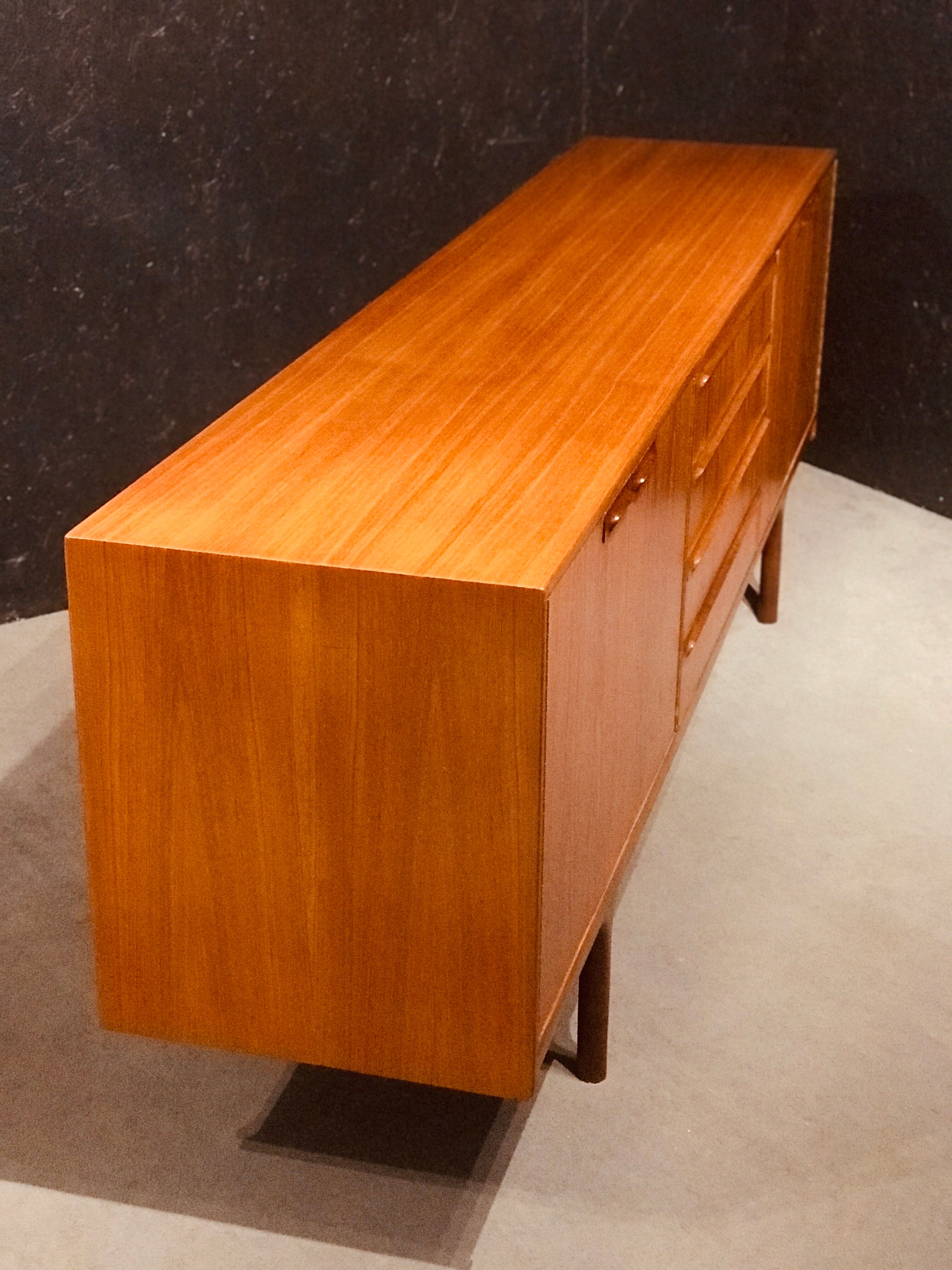 McIntosh teak sideboard by Tom Robertson, Dunbar collection, Scotland 1960.