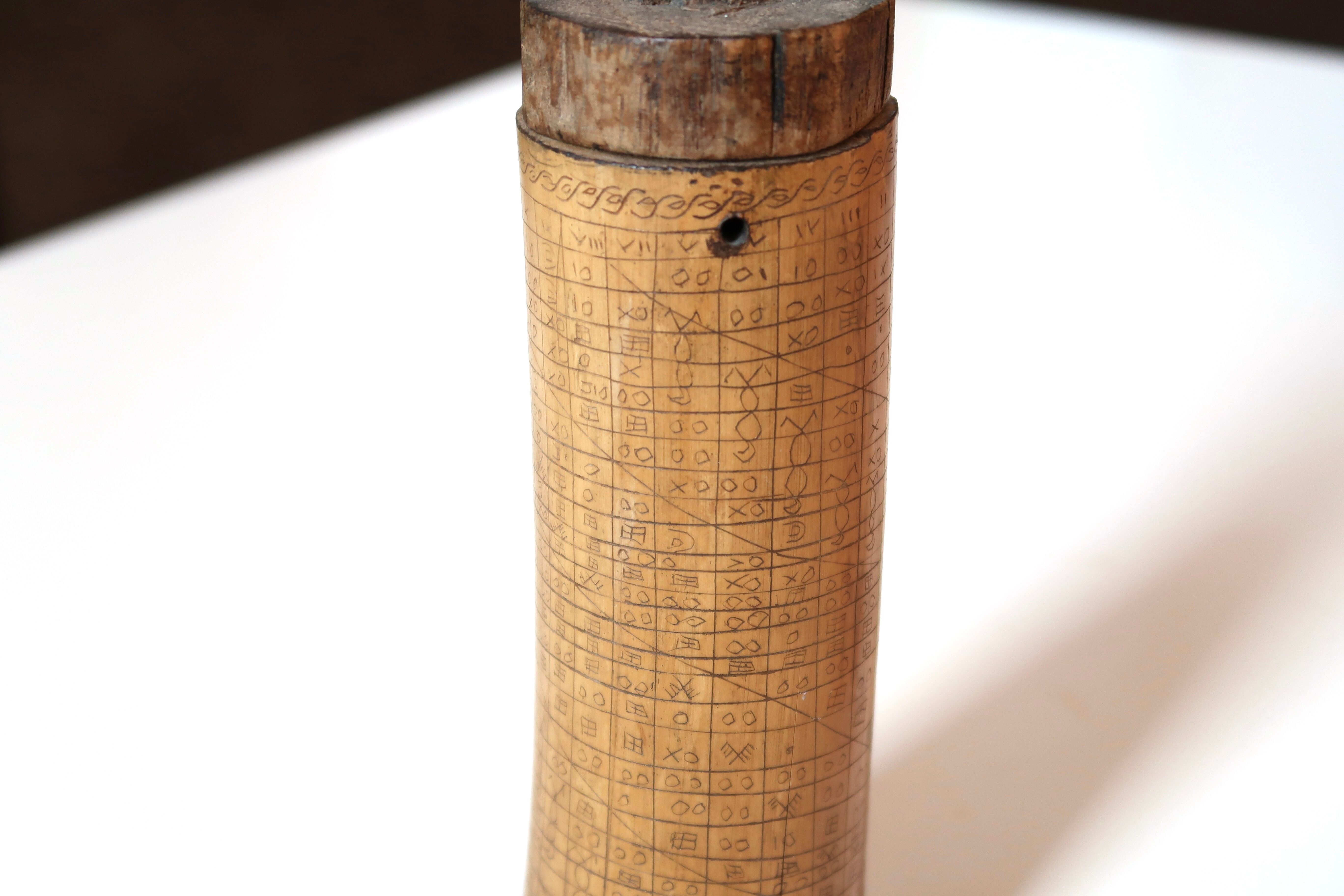 Indonesian wooden box, vintage