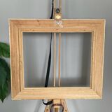 Frame in gilded wood and canvas 1950s/60s