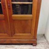 Louis Philippe bookcase in walnut
