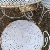 Garden furniture in iron