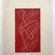 Theodore brenson, untitled, c. 1950. original engraving signed in pencil.