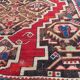 Ancient Caucasian carpet Karabakh handmade 115x270 cm
