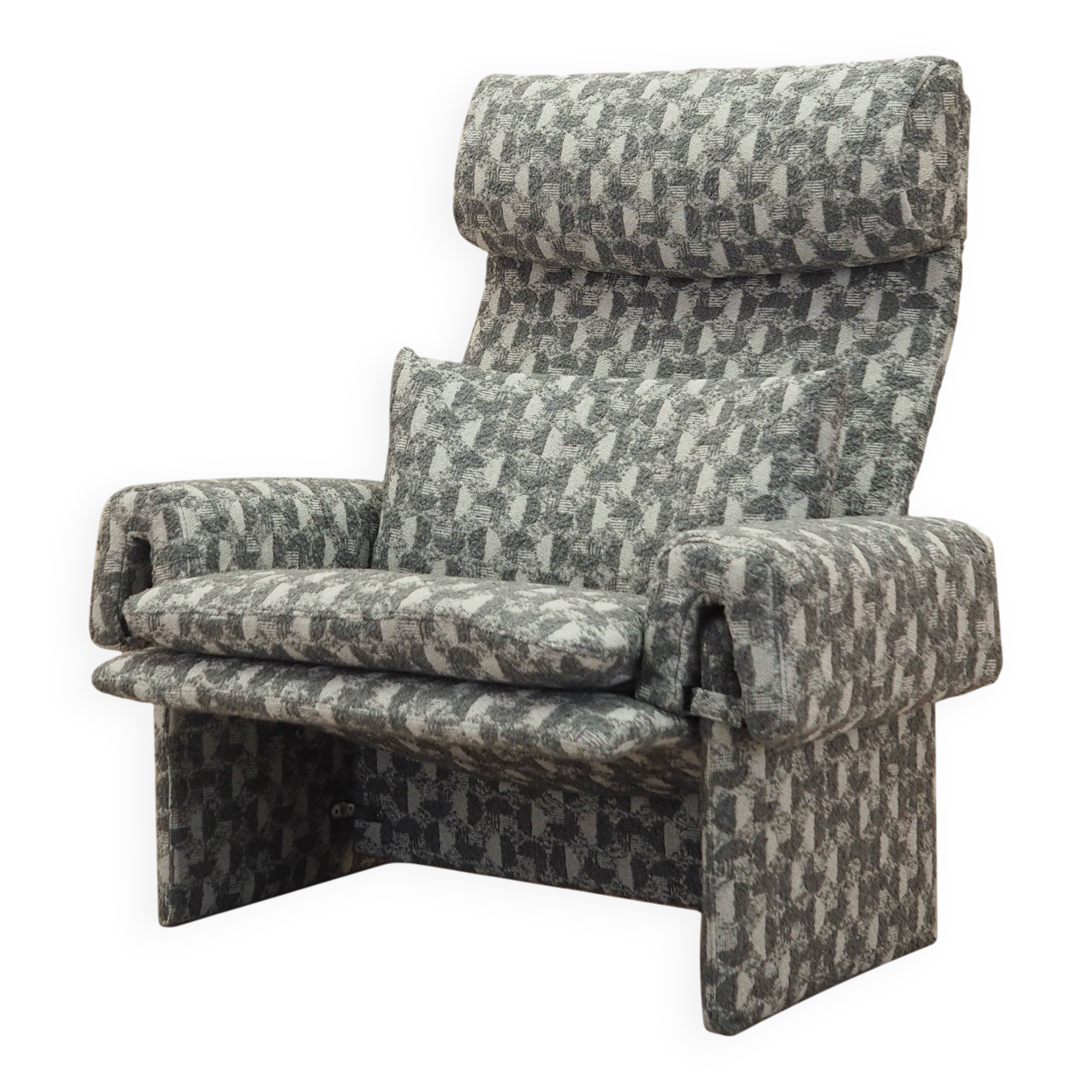 Fauteuil lounge italien par Giovanni Offredi, années 1970