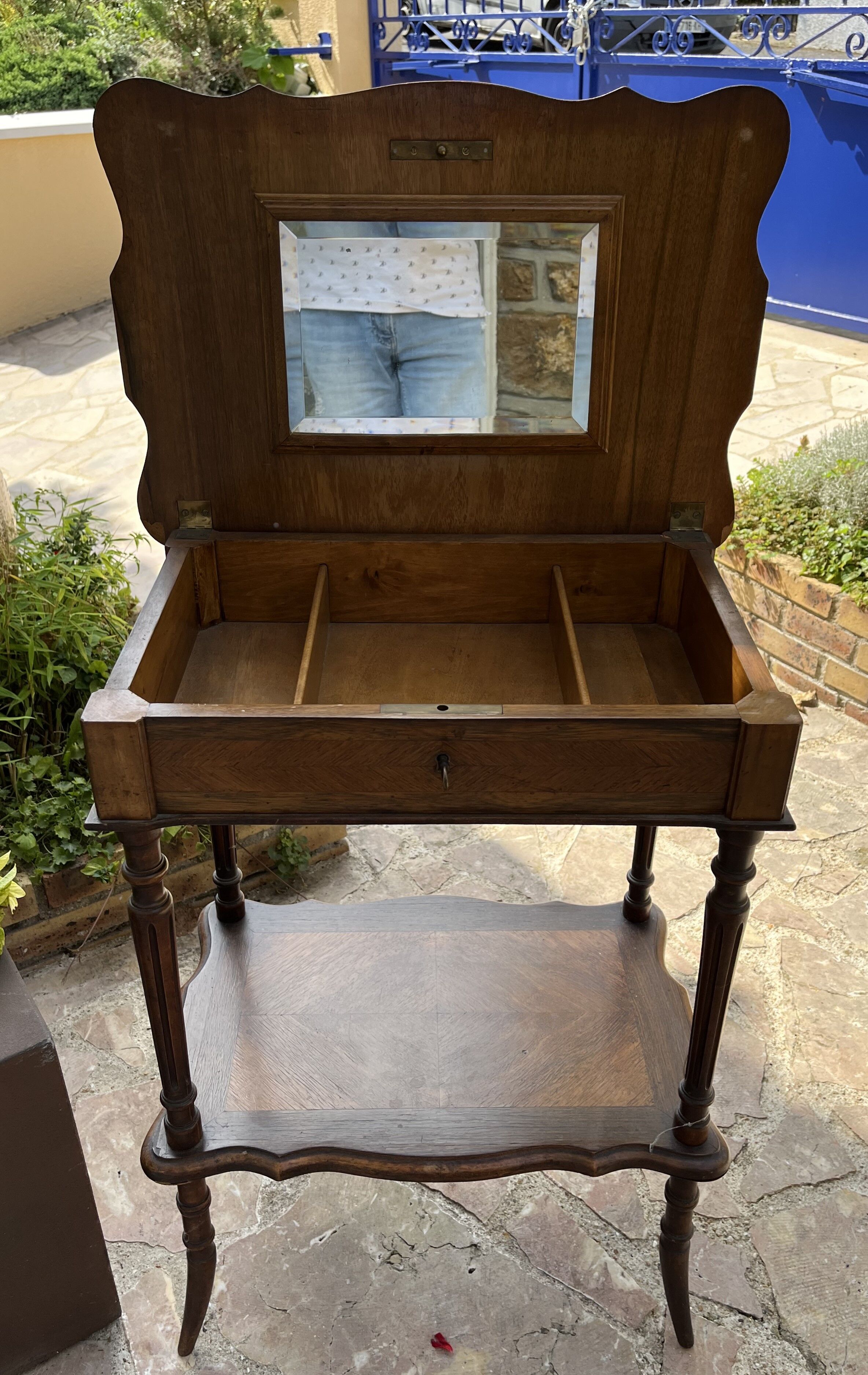 Old wooden seamstress