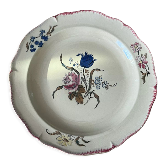 Creil and Montereau ceramic plate