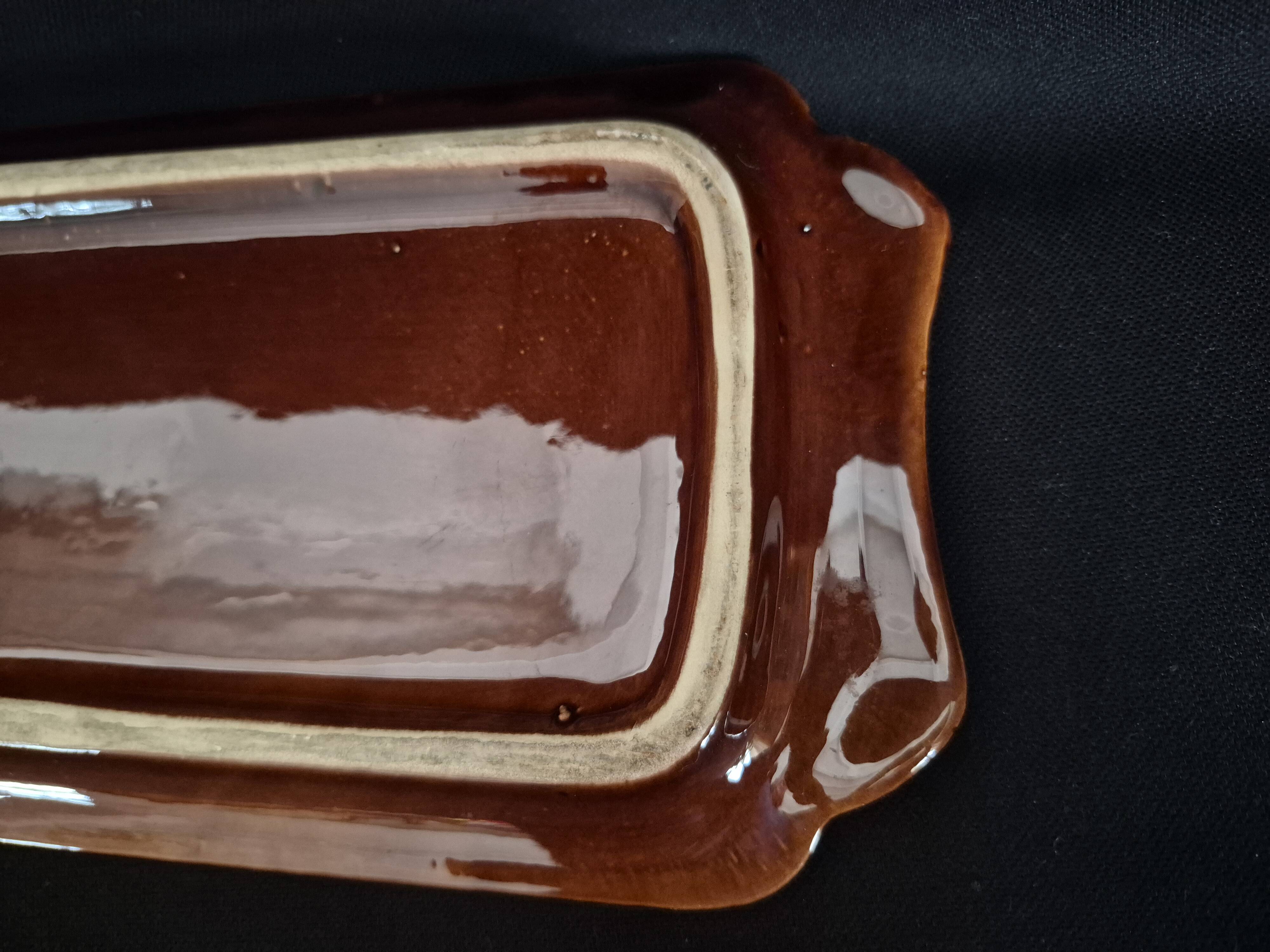 Vintage ceramic cake plate