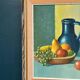 Original Swedish Oil on Canvas – 'Still Life with Fruits and Jug', Unknown Artist – Signed – Vintage and Framed – 52 × 44 cm (20.4" × 17.3")