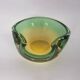 Vintage 1970s Murano glass submerged Italian design emptier tray
