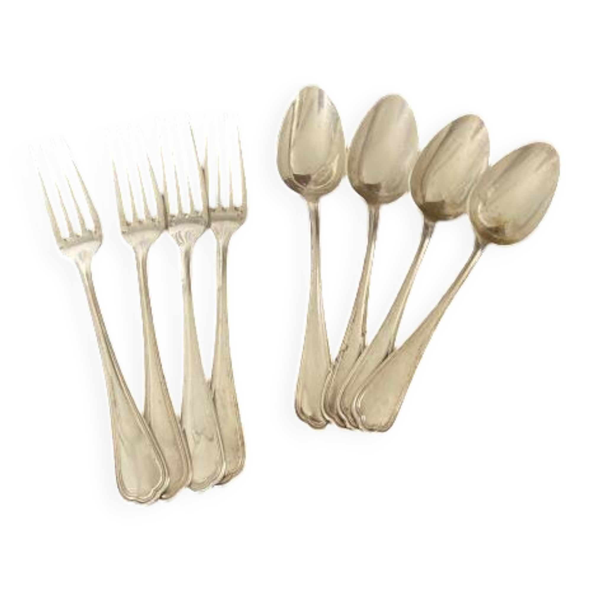 4 dessert cutlery sets