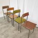 Chaises de salle à manger industrielles vintage - Stol Kamnik années 1970 - Lot de 4 - Mix & Mat