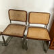 Lot de 6 chaises Cesca B32 Marcel Breuer, 1970