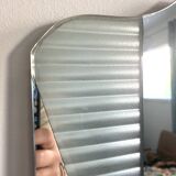 Miroir vintage rétro forme libre années 60 x 80