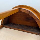 Biedermeier Demi-Lune Console Table in Cherry Wood, South Germany, 1820