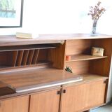 Teak bookcase/secretary * 153 cm