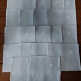 Table linen tablecloth eighteen napkins eighteen coasters