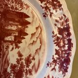 Set of 6 Sarreguemines Bristol flat plates
