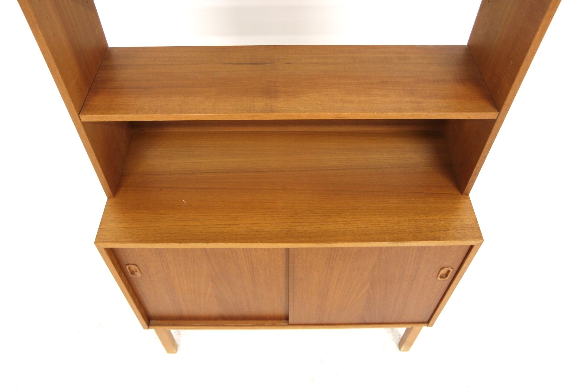 Scandinavian teak chest of drawers-bookcase, Sweden, 1960