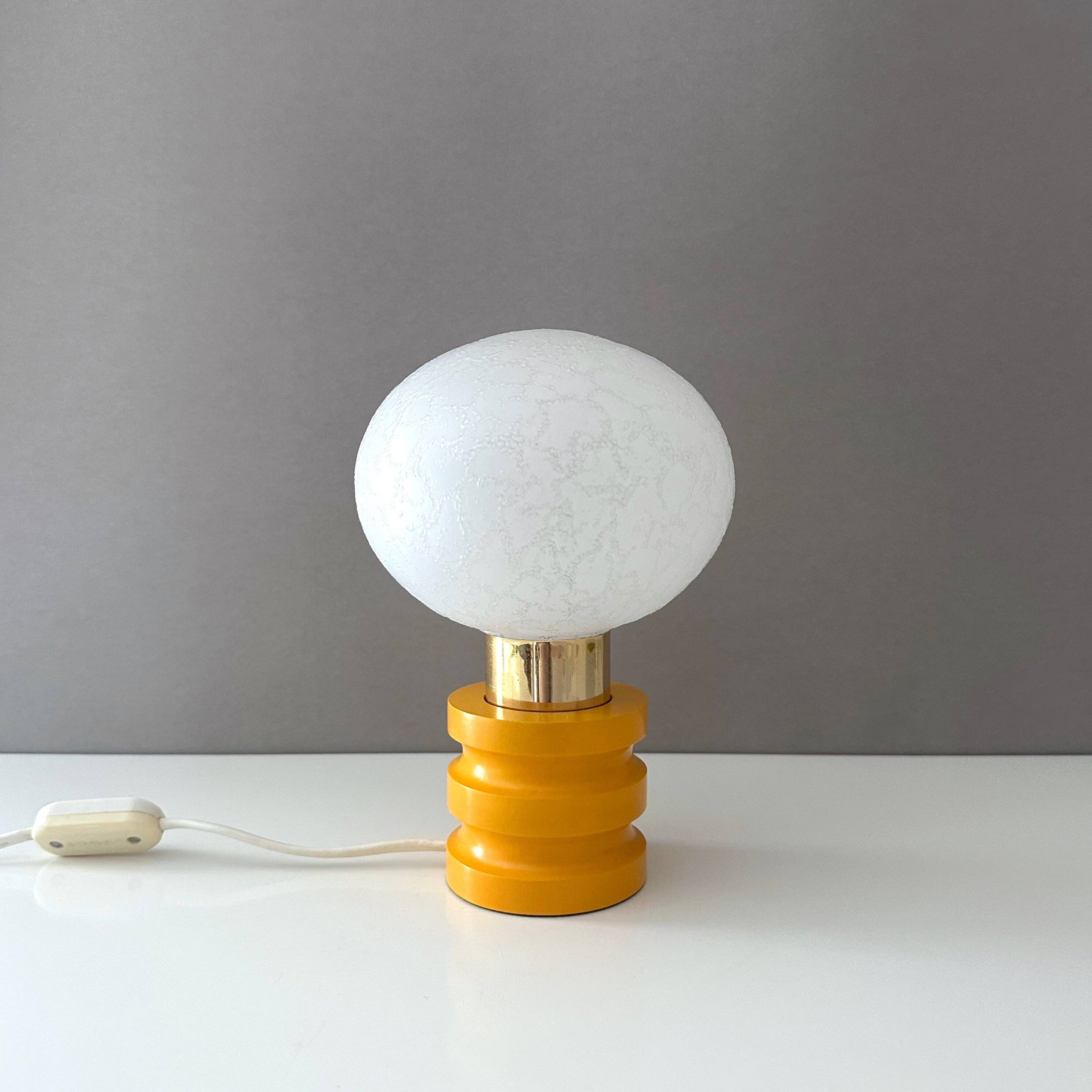 70's table lamp, bedside lamp, small table lamp, vintage interior